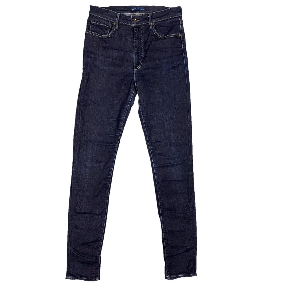 Levis Made & Crafted High Rise Skinny Jeans Womens 30 Dark Indigo Blue Denim